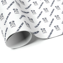 Fransk bulldog med namn Wrapping Papper