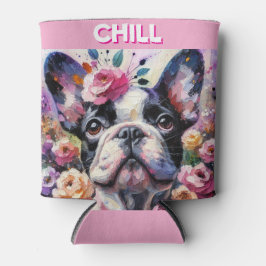 Fransk Bulldog med Ro Impressionistisk målning