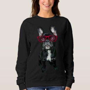 Fransk Bulldog med rödglasögon av WWW Beefoxtree T Shirt