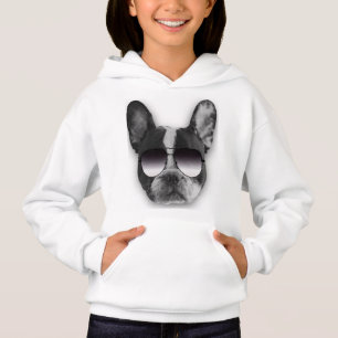 Fransk Bulldog med solglasögon T Shirt