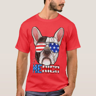Fransk Bulldog Merica 4 juli T Manar Boys Hund Shirt