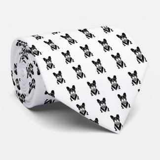 Fransk Bulldog minimalism Tie Slips