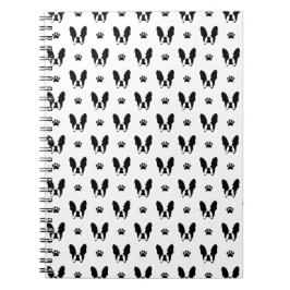 Fransk bulldog mönster anteckningsbok