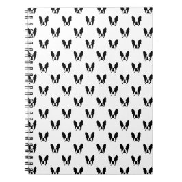 Fransk bulldog mönster anteckningsbok