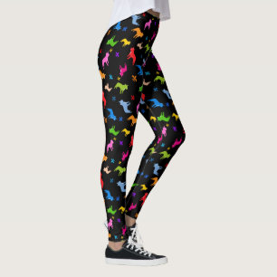 Fransk Bulldog mönster Leggings