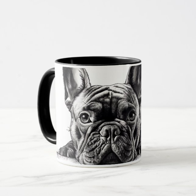 Fransk Bulldog Mugg (Framsida vänster)