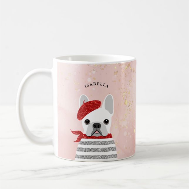 Fransk Bulldog Mugg (Vänster)