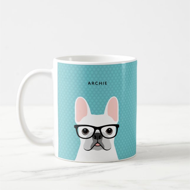 Fransk Bulldog Mugg (Vänster)