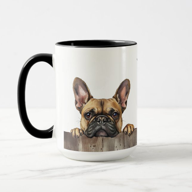 Fransk Bulldog Mugg (Vänster)
