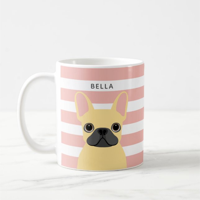 Fransk Bulldog Mugg (Vänster)