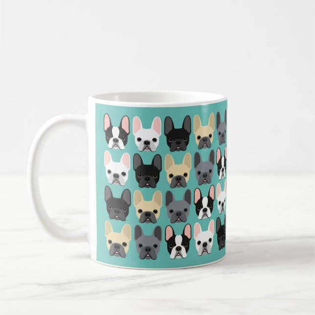 Fransk Bulldog Mugg (Vänster)