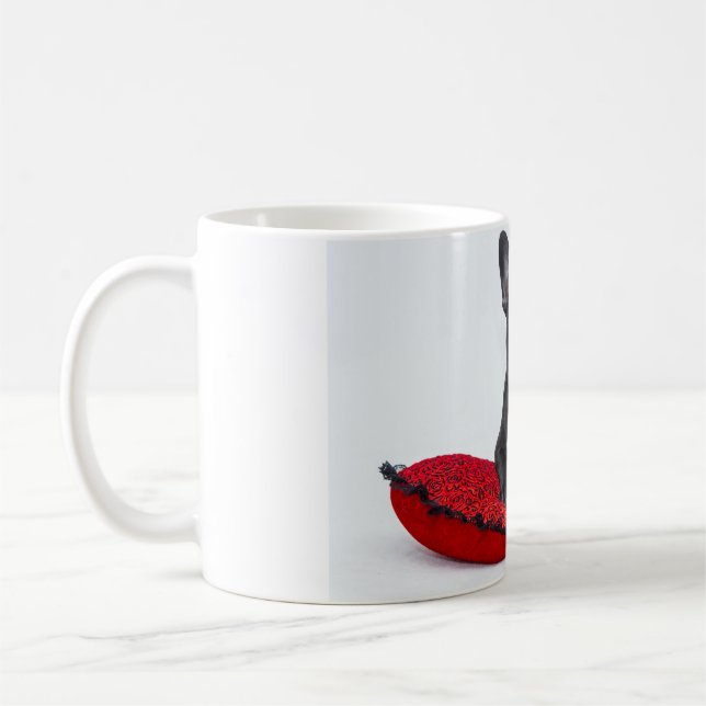 Fransk bulldog mugg (Vänster)