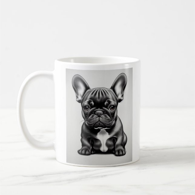 Fransk Bulldog mugg (Vänster)