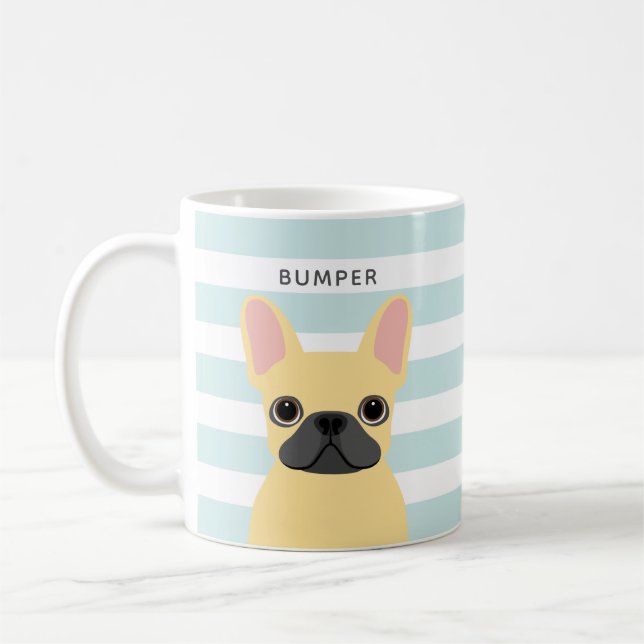Fransk Bulldog Mugg (Vänster)