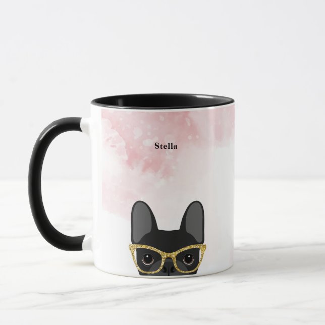 Fransk Bulldog Mugg (Vänster)