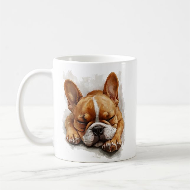 Fransk Bulldog Mugg (Vänster)