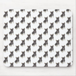Fransk Bulldog-mus (svart och tonfärgad) Musmatta