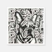 Fransk Bulldog Napkins