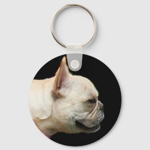 Fransk Bulldog-nyckelkedja Nyckelring