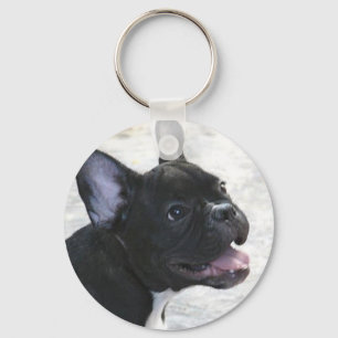 Fransk Bulldog-nyckelkedja Nyckelring