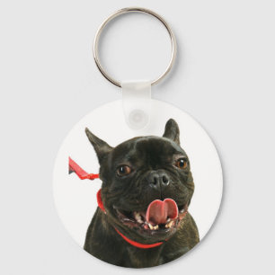 Fransk Bulldog Nyckelring