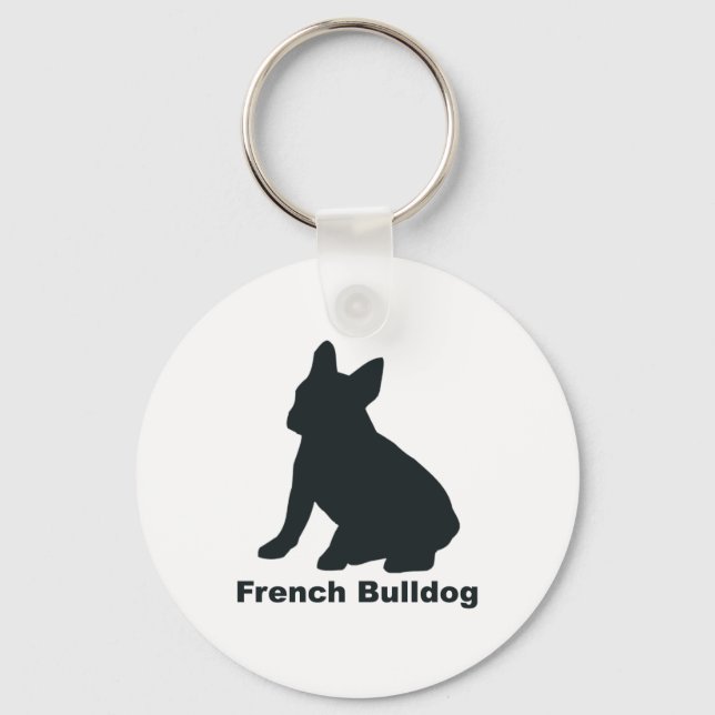 Fransk Bulldog Nyckelring (Framsida)