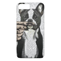 Fransk Bulldog och Finger Mustache
