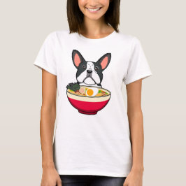 Fransk Bulldog och Ramen T Shirt