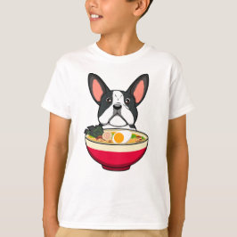 Fransk Bulldog och Ramen T Shirt