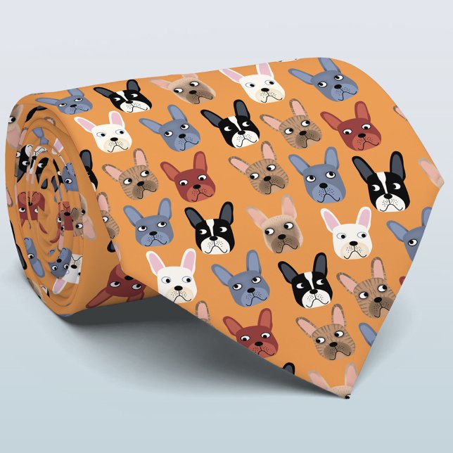 Fransk Bulldog-Orange Slips (Skapare uppladdad)