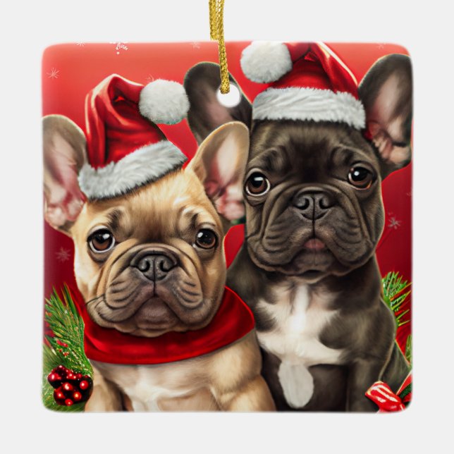 Fransk Bulldog Ornament (Framsida)