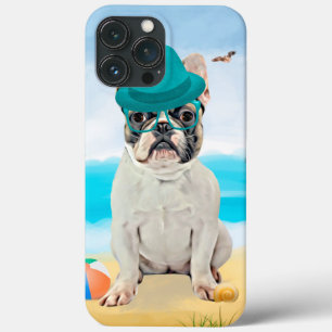 Fransk Bulldog på Beach