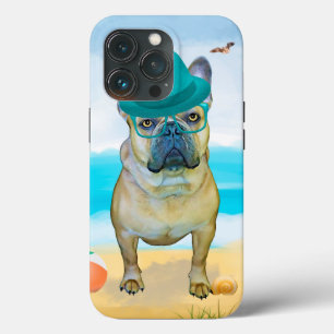 Fransk Bulldog på Beach