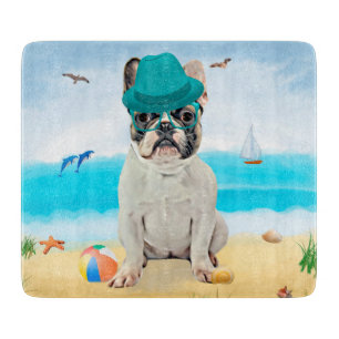 Fransk Bulldog på Beach