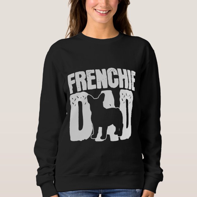 Fransk Bulldog Pappa Far Pappa T Shirt (Framsida)