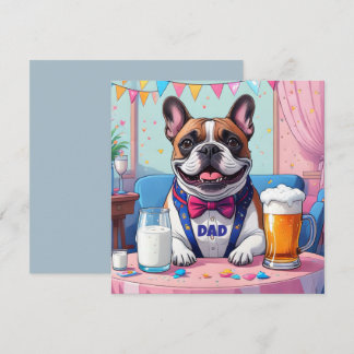 Fransk Bulldog Pappa Fars Dag