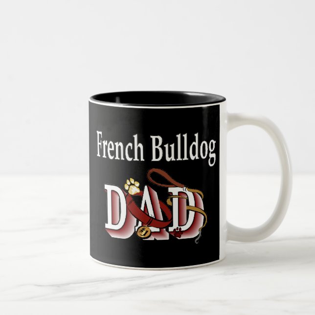 Fransk Bulldog Pappa Mugg (Höger)