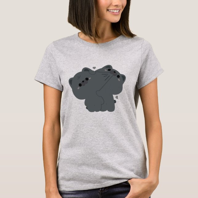 Fransk Bulldog par T Shirt (Framsida)