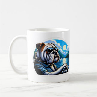 Fransk Bulldog Pardon My Frenchie Cute Hund älskar Kaffemugg