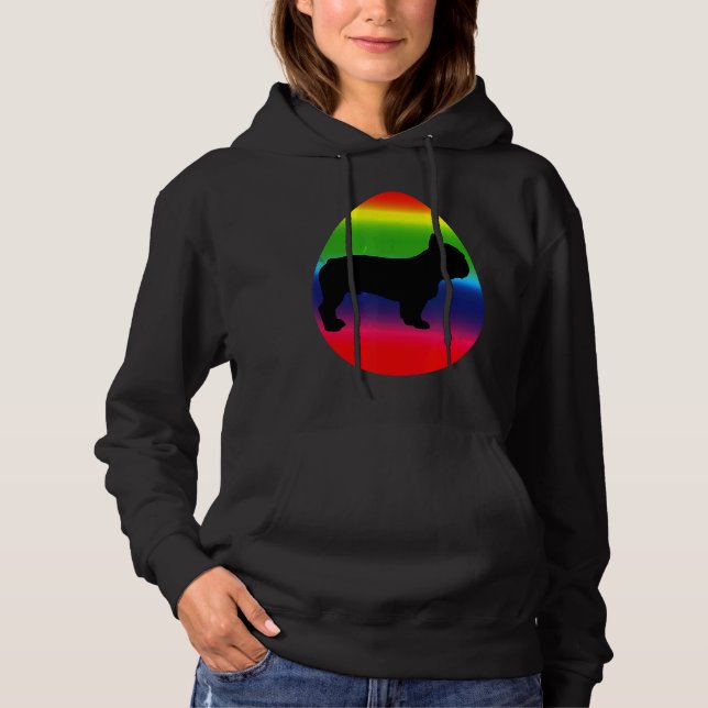 Fransk Bulldog Påskägg Rainbow Påsk T Shirt (Framsida)