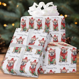 Fransk Bulldog Personlig Hund älskare jul Presentpapper