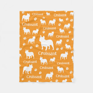 Fransk Bulldog Personlig Hund Blanket Frenchie Fleecefilt