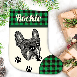 Fransk Bulldog-Personlig Liten Julstrumpa