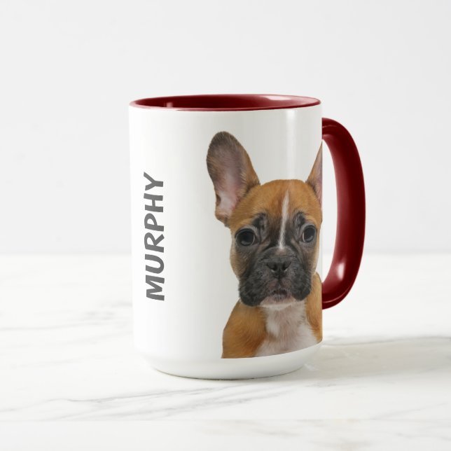 Fransk Bulldog Personlig mugg (Framsida höger)