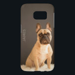 Fransk Bulldog Personlig Namn | HUND Galaxy S5 Skal<br><div class="desc">Den här designen innehåller ett foto av den populära Fransken Bulldog sitta som tittar direkt på kameran. Anpassa med namn genom att redigera texten i textrutan eller ta bort texten utan text. #hund #hund #pet #personlig #gifts #Samsung #fotof</div>