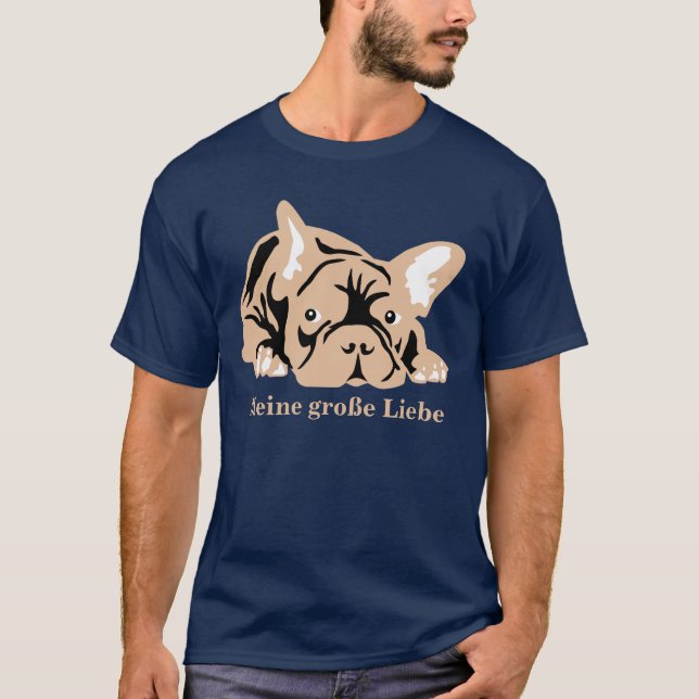 Fransk Bulldog-personlig T Shirt (Framsida)