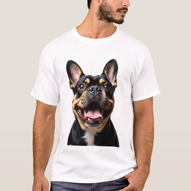 Fransk Bulldog Pet Owners T Shirt (Framsida)