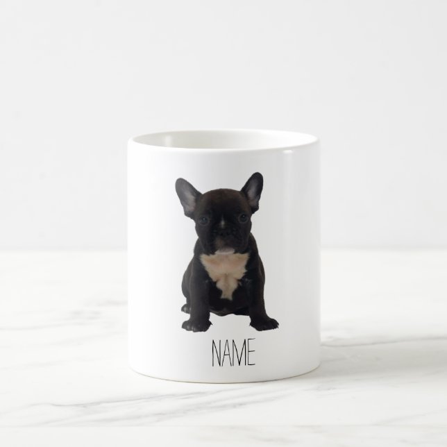 Fransk Bulldog Photo Coffee Mugg (Center)