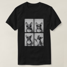Fransk Bulldog Porträtt T Shirt