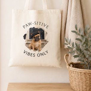 Fransk Bulldog Positiva vibrationer endast hund fo Tygkasse